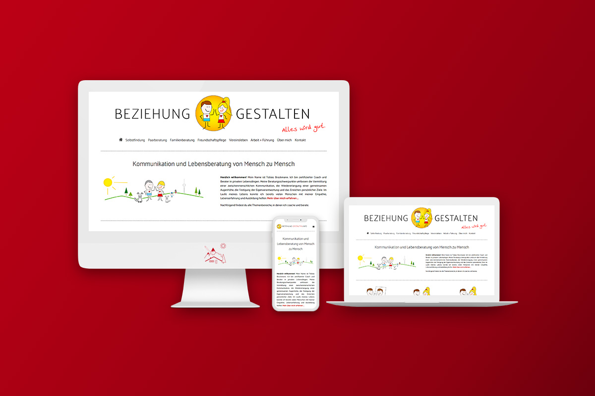 Webdesign der Online Marketing Agentur für Potsdam