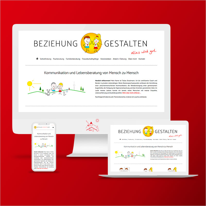 Referenz Internetseite der Werbeagentur Potsdam