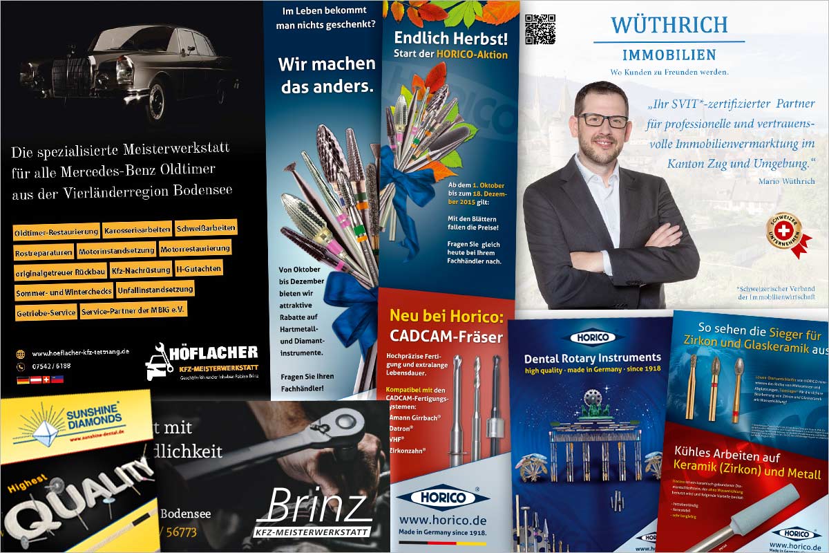 Print-Anzeigen + Werbeanzeigen der Werbeagentur für Königs Wusterhaussen, Mittenwalde und Schönefeld