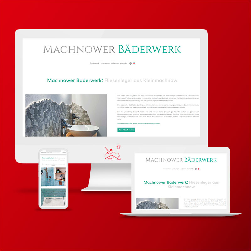 Referenz Internetseite der Werbeagentur Potsdam
